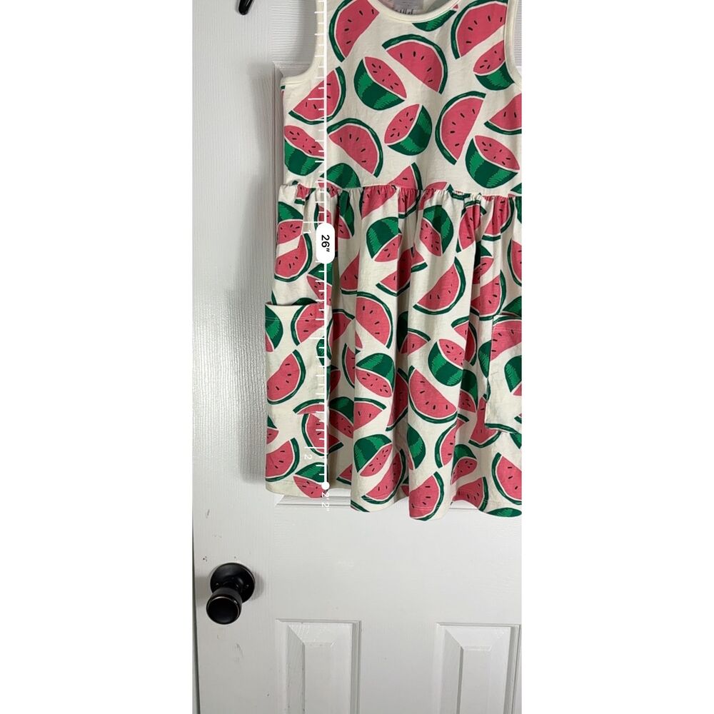 Hanna Andersson Girls Watermelon Dress Size 130 US 8 - Picture 3 of 4